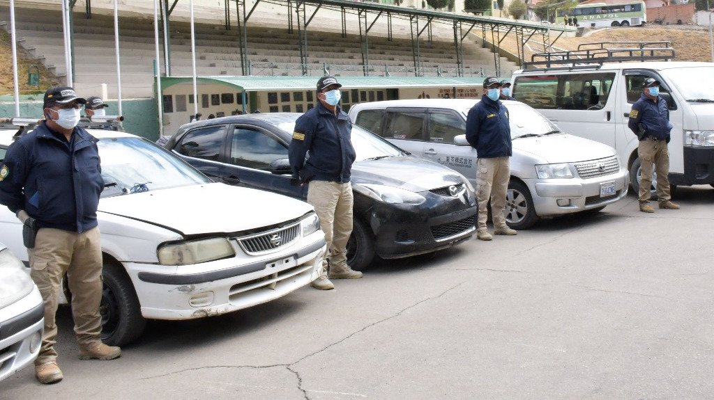 En Oruro Diprove logra recuperar el 75% de los vehículos robados