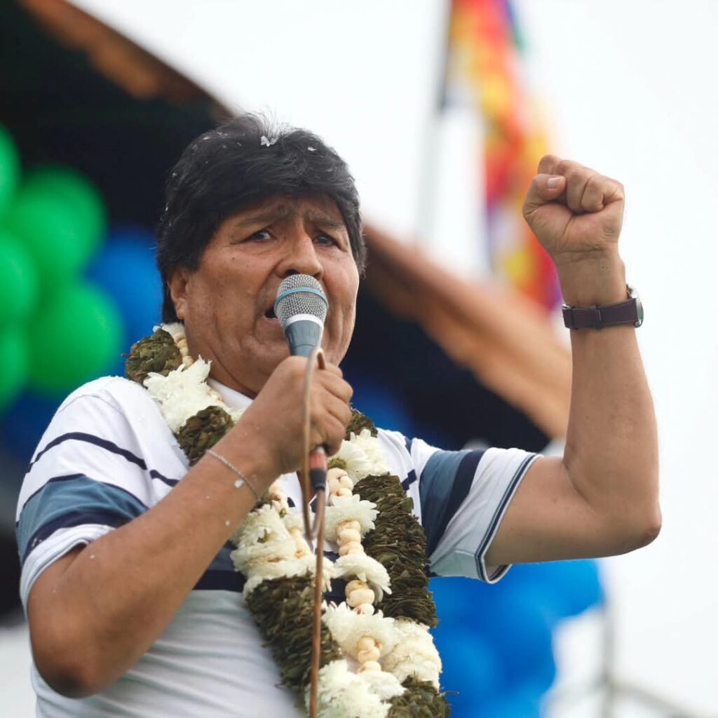 Evo Morales acusa a gobierno y derecha de usar justicia para proscribir candidatos y llama a movilización