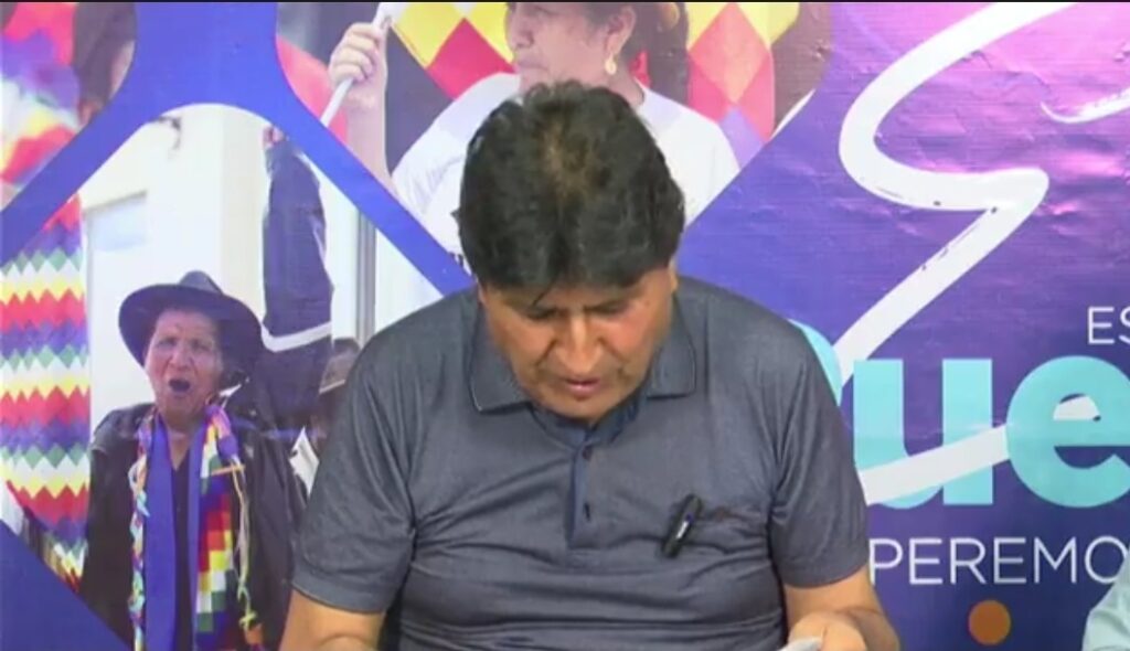 Evo Morales acusa a Andrónico Rodríguez de alinearse con Marcelo Claure y traicionar al MAS