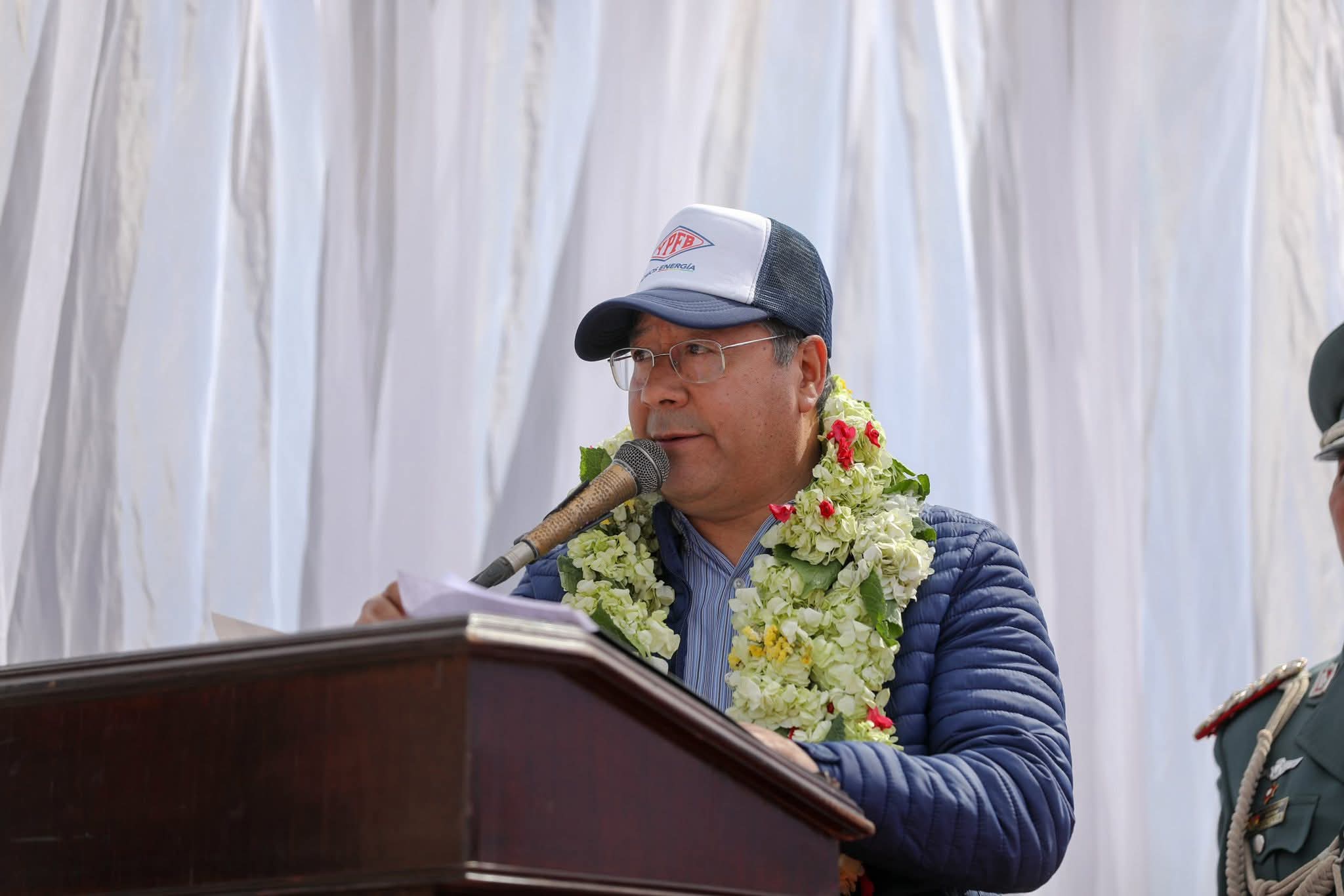 Arce defiende vigencia del modelo económico en acto por la Gesta Libertaria de La Paz