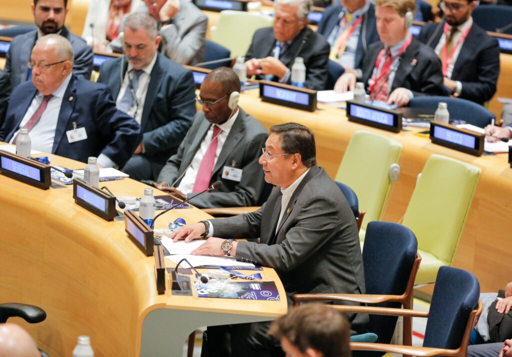 Arce en la ONU: “La verdadera amenaza a la democracia viene de los poderosos, no del comunismo”