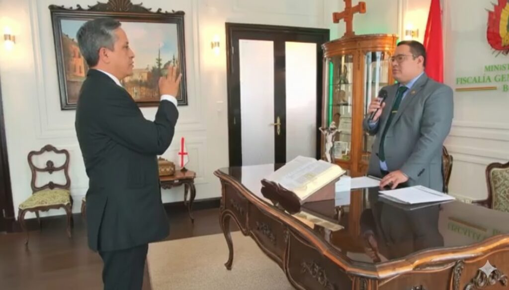 José Ernesto Mogro asume como nuevo Fiscal Departamental de Tarija en reemplazo de Sandra Gutiérrez
