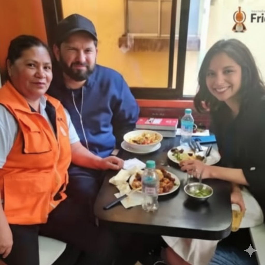 Gabriel Boric conquista La Paz con cercanía y sencillez: un presidente «del pueblo»
