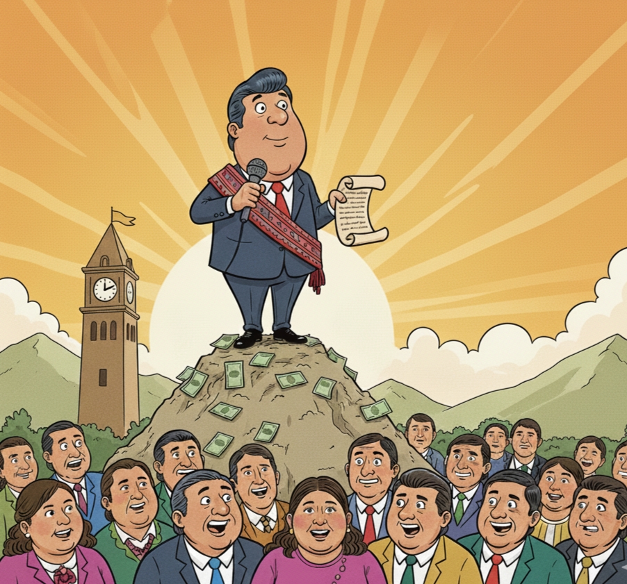 Las curiosas cualidades del político boliviano