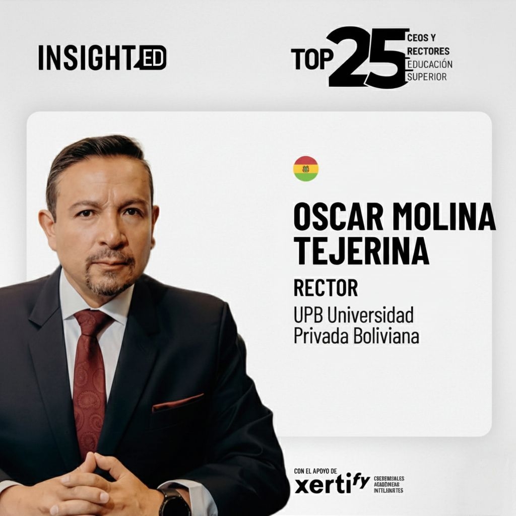 Rector de la UPB ingresa al Top 25 de líderes educativos con mayor impacto digital en Hispanoamérica