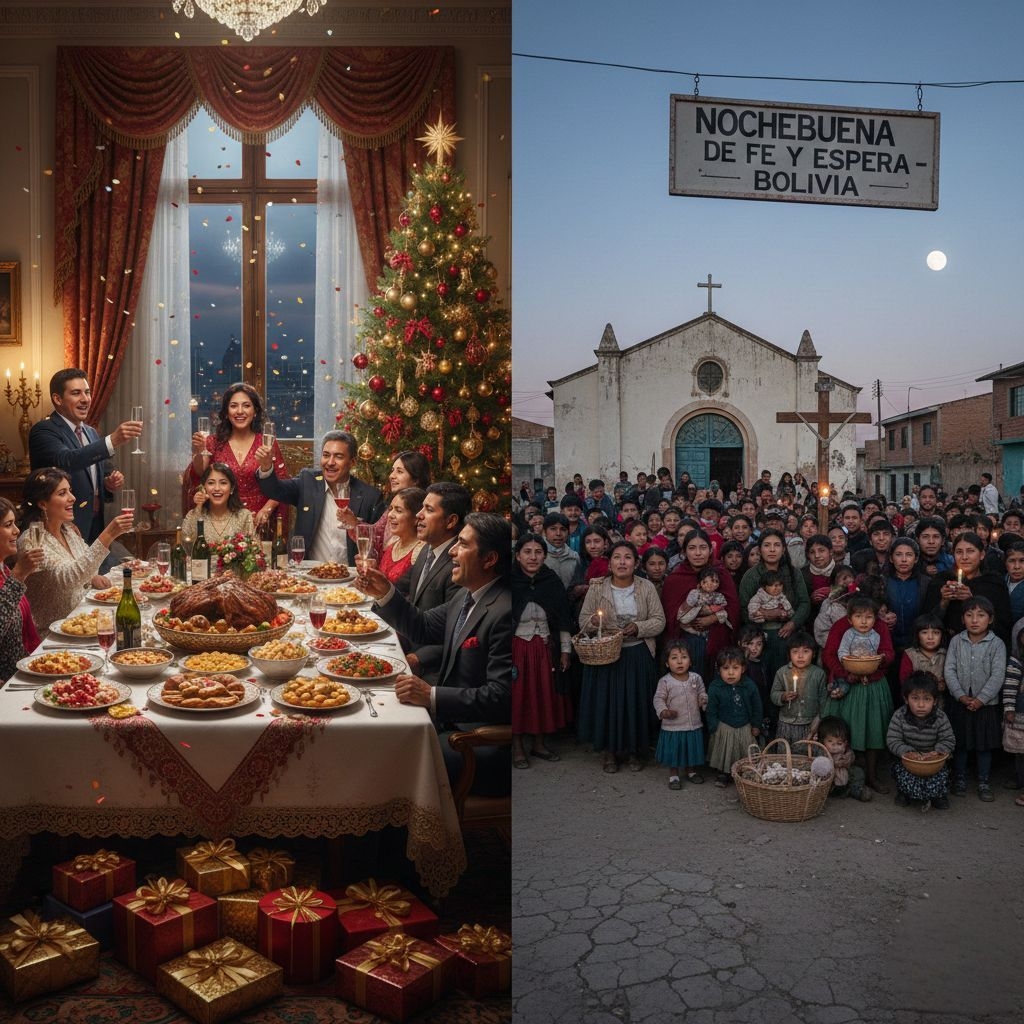 Nochebuena en Bolivia: entre la tradición familiar y una Navidad marcada por la desigualdad