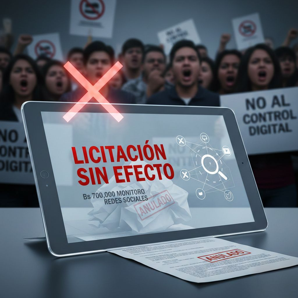 Licitación para monitorear redes desata críticas y el Ministerio de la Presidencia deja sin efecto el proceso tras polémica en Sicoes
