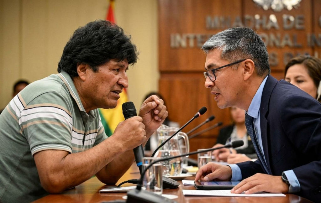 Evo habla de “devaluación de facto” y Espinoza apunta al modelo: la disputa que revela la crisis cambiaria en Bolivia