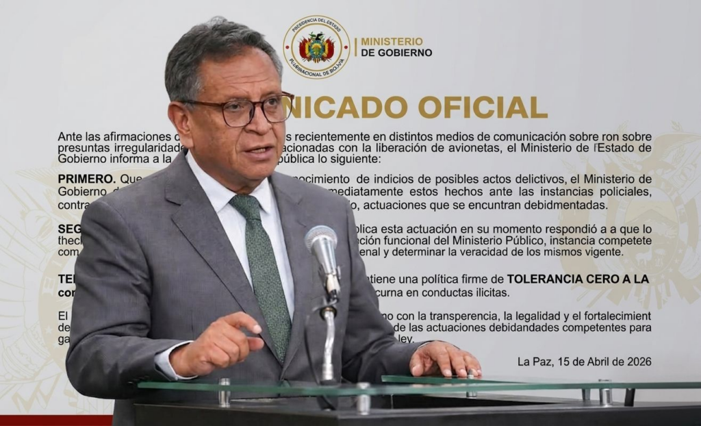 Avionetas, silencio y presión mediática: el trasfondo del comunicado del Gobierno