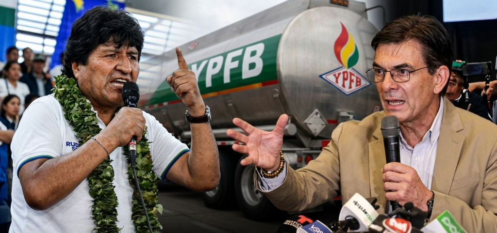 Rodrigo Paz arremete contra Evo Morales por crisis de YPFB: “No tienes autoridad moral”