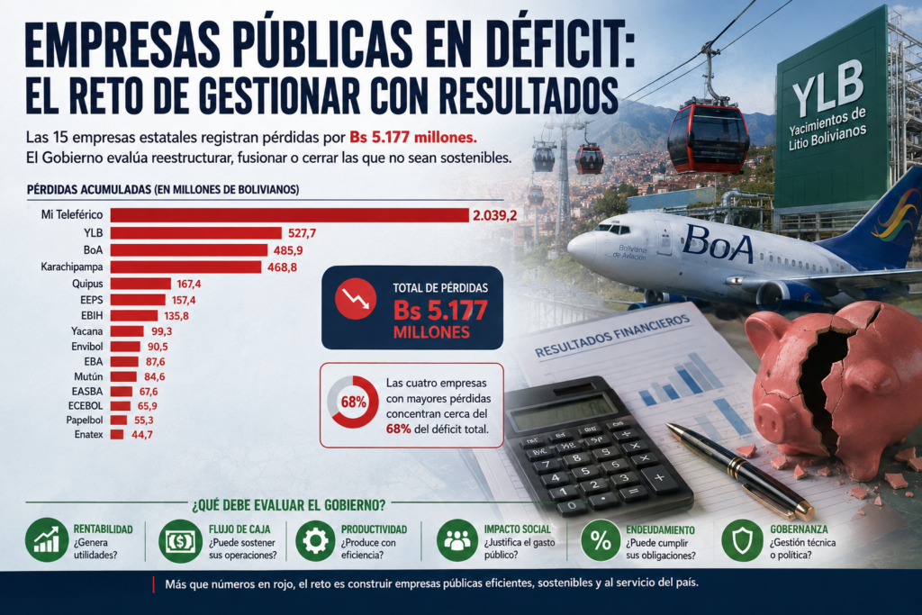 Empresas públicas en déficit: el Gobierno evalúa si reestructura, fusiona o cierra las que no sean sostenibles